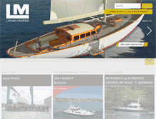 Tablet Screenshot of lymanmorse.com